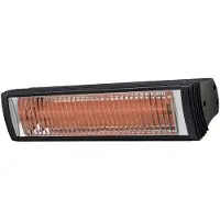 Tansun Rio Quarz-IR-Strahler 1500 W 9 m² Schwarz, Radiateur infrarouge, Noir