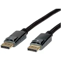 Roline 11.04.5866 Câble Displayport 1 M Noir, Argent