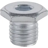 Ks Tools Bouchon de vidange d'huile hexagonal 13 mm M12x1,5x13,5 mm Lot de 10 - 430.1016