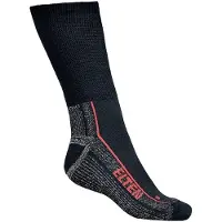 ELTEN Chaussettes Perfect Fit, noir 47-50, Noir, Gris, (Une unité par pack, 47 - 50)