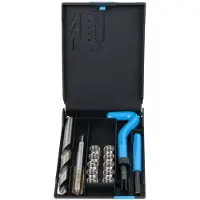 Ks Tools Kit de réparation de filetage en acier inoxydable M12x1x17mm, 14 pièces, 150.6100