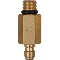 Ks Tools Adaptateur M10x1,0 mâle et raccord de flexible 1/4" avec joint d'étanchéité ( 150.2348 )