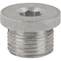 Ks Tools Vis de vidange d'huile hexagonale 8mm, M18x1,5x11mm, pack de 10 ( 430.1227 )