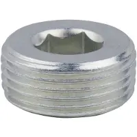 Ks Tools Bouchon de vidange d'huile, 6 pans creux 10mm, M22x1,5x10mm, pack de 10 ( 430.1101 )