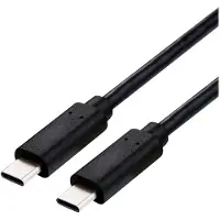 Roline Valeur VALEUR 11.99.9082 Câble USB USB4 Gen 3x2 1 m USB C Noir
