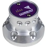 CONSPIT CDR Wheelbase-Side, Quick-Release-Mechanismus, fr ARES-Wheelbases, Wheelbase-seitig - silber, Manette : accessoires, Argent