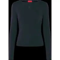 HUGO Dasiia 10272999 Red Long Sleeve T-shirt Bleu M Femme