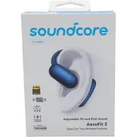 Soundcore Casti Open-Ear Anker AeroFit 2, Bluetooth 5.4, IP55, Autonomie 42 ore, Albastru