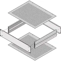 Schroff Cover Plate 400D Perf. (30860513)