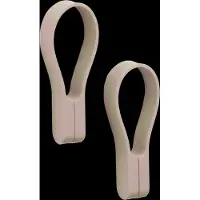 Zone Denmark Handtuchhalter Loop mit Magnet 2 Stück, Camel