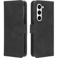 Cover-Discount Galaxy Z Fold5 - Étui en cuir noir (Samsung Galaxy Z Fold5), Coque pour téléphone portable, Noir