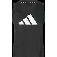 Adidas Train Essentials Logo Sleeveless T-shirt Noir S Femme