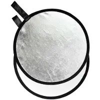 Godox Réflecteur Rond 110cm Argent/Blanc