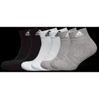 Adidas Chaussettes de sport gris / noir / blanc
