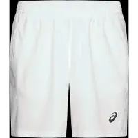 Asics COURT 7IN SHORT, short de sport pour hommes, blanc éclatant, taille XXL