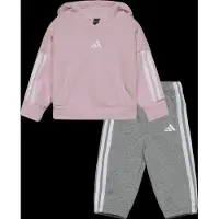 Adidas Survêtement 'Essentials' gris chiné / rose