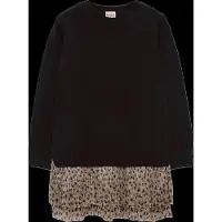 Boboli Knitwear Long Sleeve Dress Noir 5 Years Fille