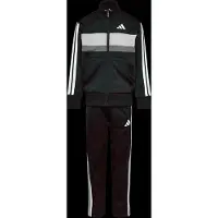 Adidas Survêtement 'Seasonal Essentials Tiberio' gris / noir / blanc