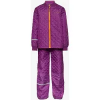 CeLaVi Ensemble thermique basique uni enfants - Lilac