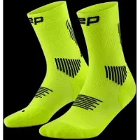Cep Core Run Socks Mid Cut 5.0, chaussettes de course, homme, lime