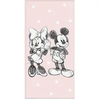 Licens Towel - 70x140 cm - Mickey & Minnie Mouse (110059) (70 x 140 cm)