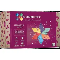 Connetix Ensemble d'aimants - 30 Parties - Rainbow Pack de géomé - - UneTaille - Jouets Magnétiques