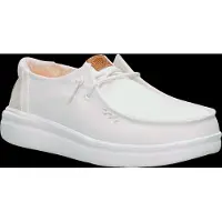 HEY DUDE Wendy Rise Chambray Grid Couleur Blanc