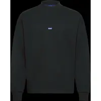 HUGO Sweat-shirt 'Nedro' azur / noir / blanc