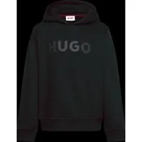 HUGO G00446 Hoodie Noir 6 Years Garçon