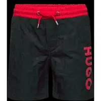 HUGO Short de bain enfant à logo imprimé contrastant