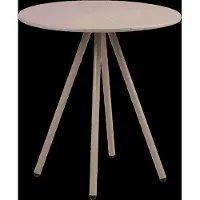 Ebuy24 Berta table basse Ø70cm taupe.