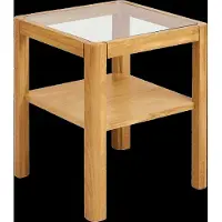 Ebuy24 Greta table d'angle chêne.