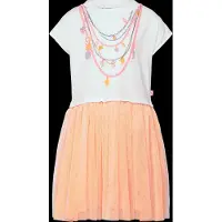 Billieblush U21838 Sleeveless Dress Blanc,Orange 6 Years Fille