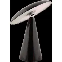 Leitmotiv - Lampe de table Phoebe Led - Noir - Ø23cm Lampe de table - Lampe de chevet, salon, chambre à coucher