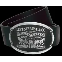 Levis Accessories Billy Plaque Belt Noir 80 cm Homme