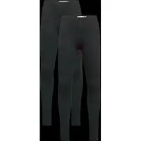 Minymo Leggings - 2 Pack - Anthracite Black - - 8 ans (128) - Leggings