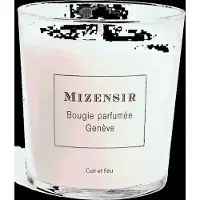 MIZENSIR Bougie Parfumée Cuir et Feu 230 gr