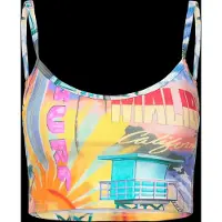 Rip Curl Hotel Malibu Multi Fit Bikini Top Multicolore M Femme