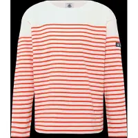 Petit Bateau T-shirt enfant MARINIERE TS filles - Rouge - 6 ans