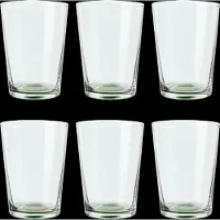 Broste Copenhagen Verres Hue 30cl vert olive lot de 6 pièces