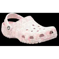 Crocs , modèle classique "Confetti", unie, pour adultes, coloris rose "Milk/Multi", taille 38-39