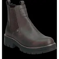 Rieker Damen Chelsea Boots gefüttert Braun