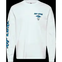 Rip Curl Fade Out Icon Long Sleeve T-shirt Blanc M Homme