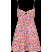 Rip Curl Malibu Cove Mini Sleeveless Short Dress Bleu S Femme