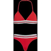 Tommy Hilfiger Ug0ug00795 Triangle Bikini Rouge 12-14 Years Fille