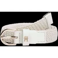 Tommy Hilfiger Ceinture 'ESSENTIAL EFFORTLESS' crème / or