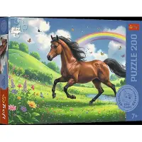 Trefl Puzzles 200 Le cheval majestueux / Famille Treflik 13355