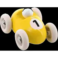 Vilac Mini roadster en bois - - Jaune - 7 cm - Jouet pour enfants - Fabriqué en France