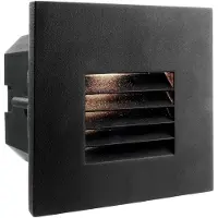 Deko-light Couvercle Grille Noir pour luminaire LED encastré Steps Outdoor