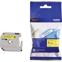 Brother M-K621 - (9 mm) - Noir sur jaune - Ruban